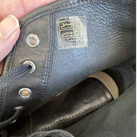 Proenza Schouler The City Combat Boots size EU 38 Black NEW Lug Sole Leather - Picture 7 of 10